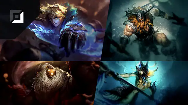 Ezreal versus Olaf