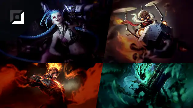 Jinx versus Corki