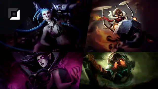 Jinx versus Corki