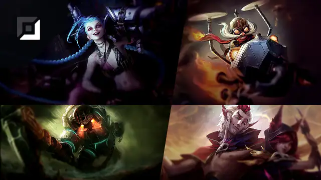 Jinx versus Corki