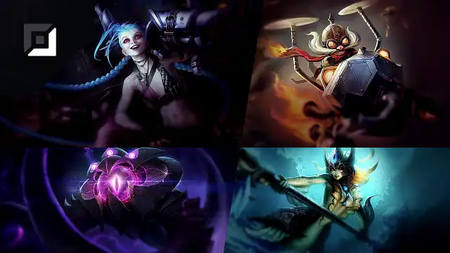 Jinx versus Corki