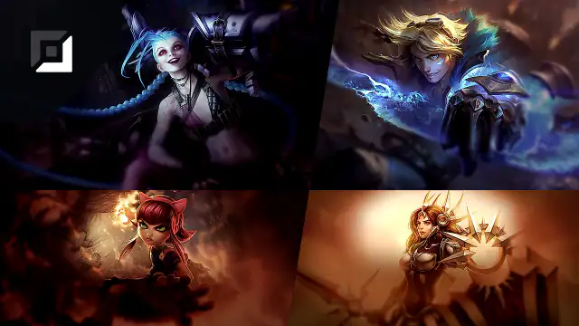 Jinx versus Ezreal
