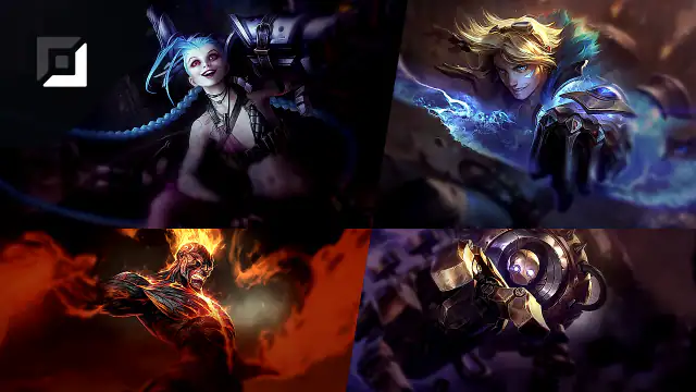 Jinx versus Ezreal