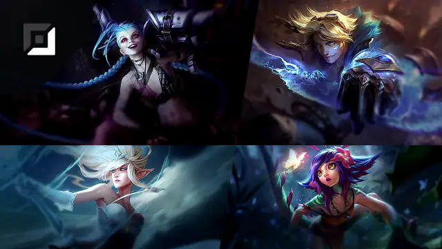 Jinx versus Ezreal
