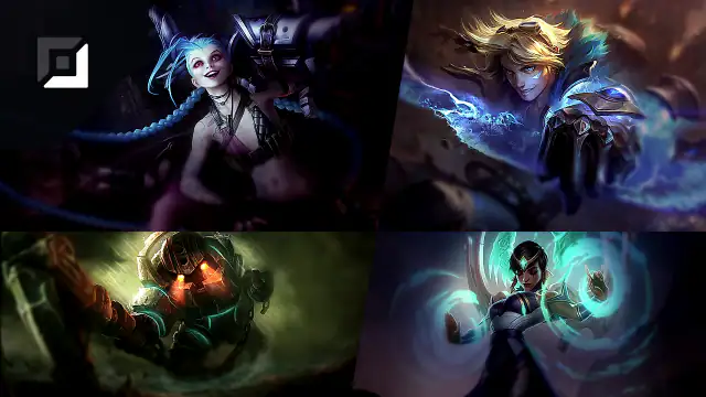 Jinx versus Ezreal