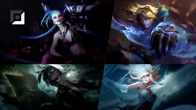 Jinx versus Ezreal