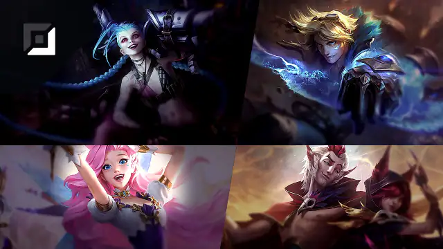 Jinx versus Ezreal