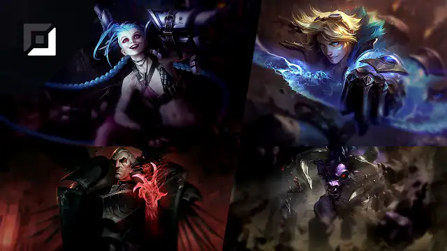 Jinx versus Ezreal