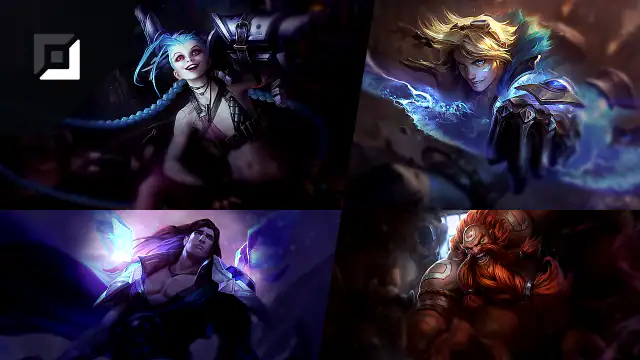 Jinx versus Ezreal