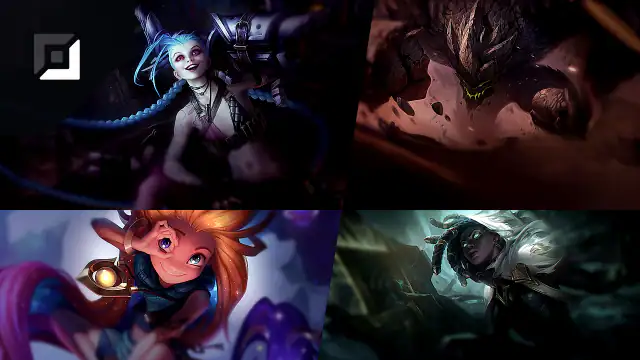Jinx versus Malphite