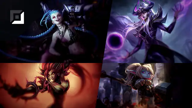 Jinx versus Syndra