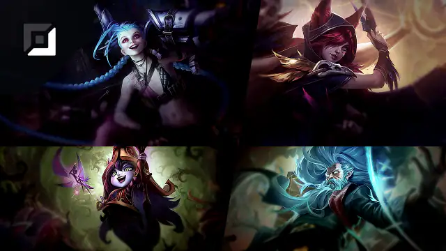 Jinx versus Xayah