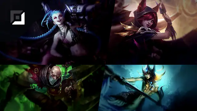 Jinx versus Xayah