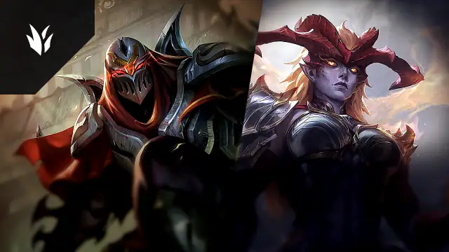 Zed versus Shyvana
