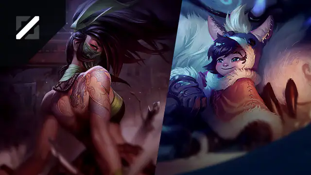 Akali versus Nunu & Willump