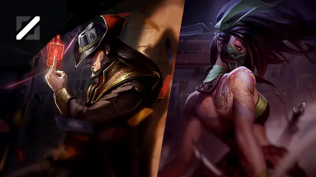 Twisted Fate versus Akali