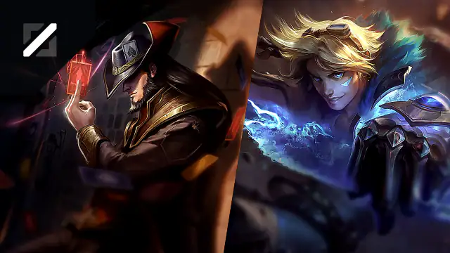 Twisted Fate versus Ezreal