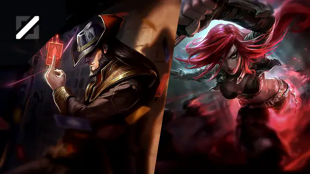 Twisted Fate versus Katarina