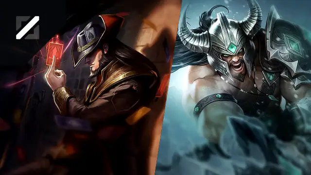 Twisted Fate versus Tryndamere