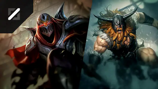 Zed versus Olaf