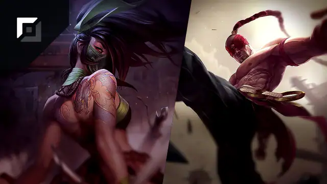 Akali versus Lee Sin