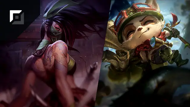 Akali versus Teemo