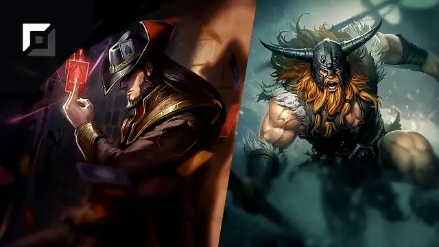 Twisted Fate versus Olaf