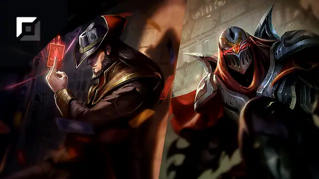 Twisted Fate versus Zed