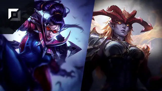Vayne versus Shyvana