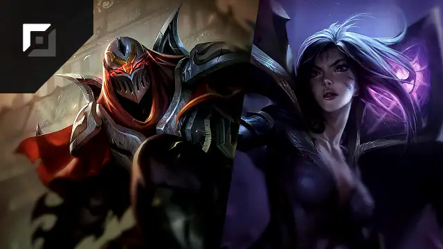 Zed versus Kai'Sa