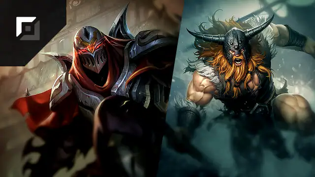 Zed versus Olaf